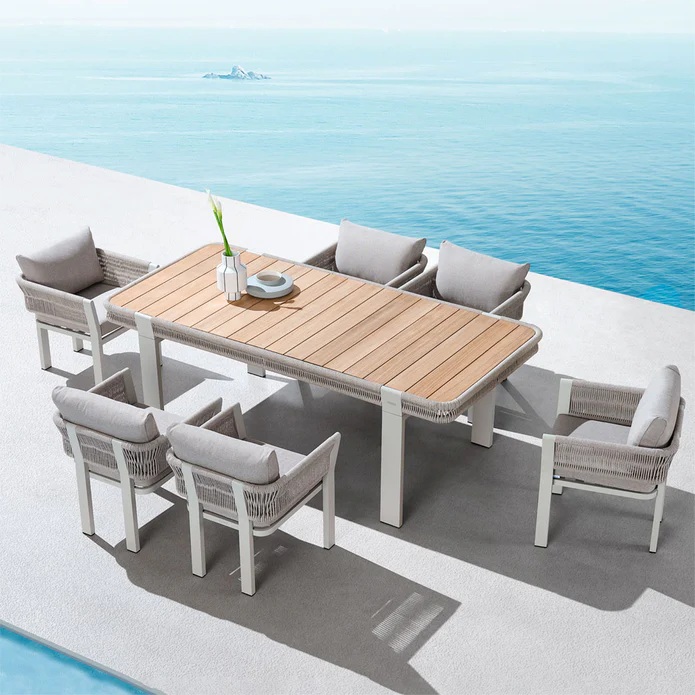 Borromeo Outdoor Dining Set (7 Pcs)