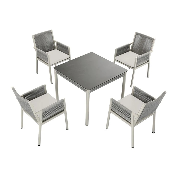 Gloria Outdoor Dining Set (5 Pcs)