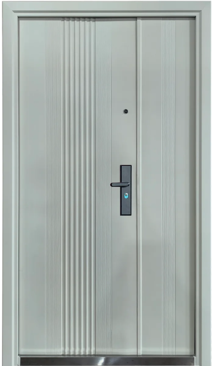 Fluted Asymmetrical Door
