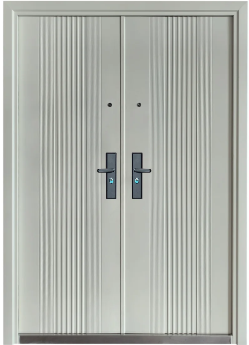 Fluted Double Door