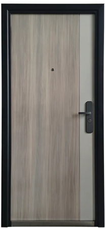 Cedar-Cream Steel Door