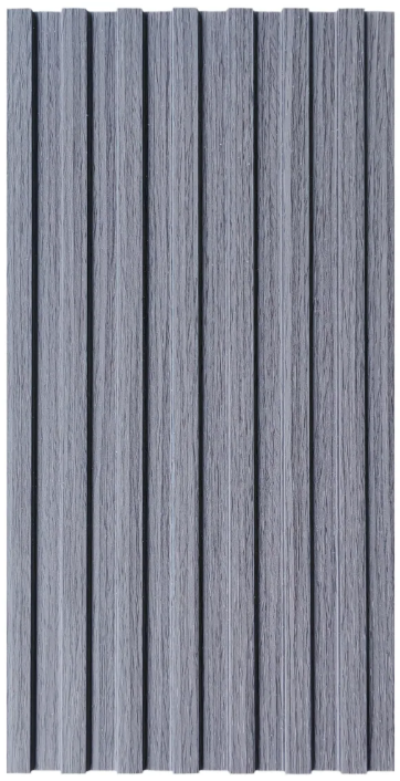 Grey Semi-Rectangular Wall Lamina