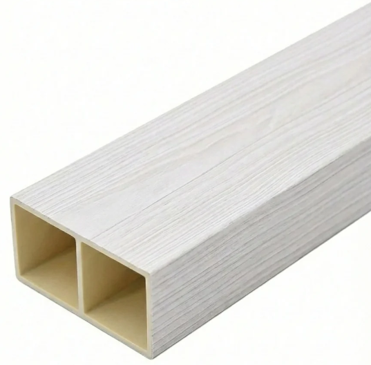 Beige WPC Timber Tube