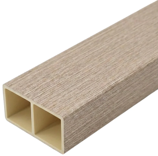 Cream WPC Timber Tube